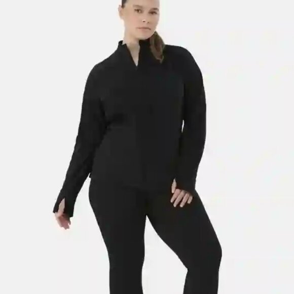 AVIA Women's Plus Size SoftSculpt Zip-Up Active Warm-up Yoga Jacket  sz XXL (20) - Picture 3 of 11
